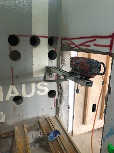 Kernbohrarbeiten für vielseitige Anwendungen am Bau